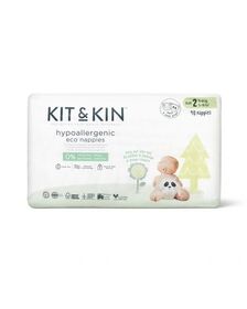 Scutece Hipoalergenice Eco Kit&Kin, Marimea 2, 4-8 kg , 38 buc