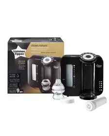 Aparat pentru pregatirea laptelui praf Perfect Prep, Tommee Tippee, negru