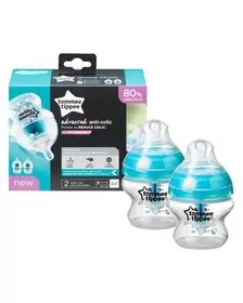 Biberon Tommee Tippee Advanced cu Sistem de Ventilatie 150 ml, 2 buc