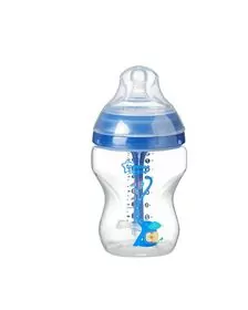 Biberon Advanced cu Sistem de Ventilatie, Tommee Tippee, 260 ml, baieti, 1 buc