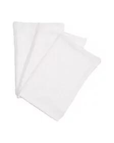 Set 3 manusi pentru baie, din bambus White