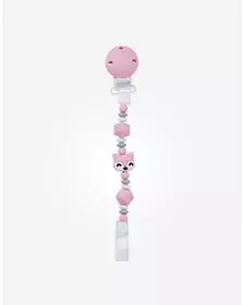 Lant din Silicon pentru Suzeta Foxy -Pink