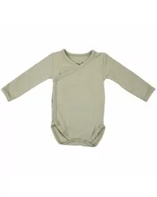 Body cu Maneca Lunga, din Bambus Whisper Green 50-56