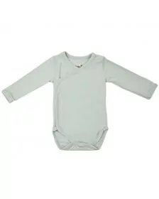 Body cu Maneca Lunga, din Bambus Sea Blue 50-56