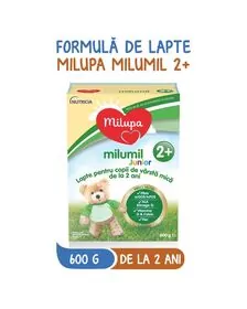 Lapte praf Milupa Milumil Junior 2+, 600g, 2ani+