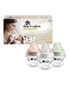 Biberon Tommee Tippee Closer to Nature, 150 ml, PP, 0 luni +, 3 buc