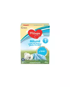 Lapte praf Milupa Milumil 1, 600g, de la 0-6 luni