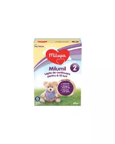 Lapte praf Milupa Milumil 2, 600g, 6-9 luni