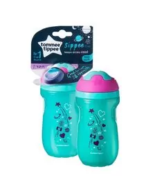 Cana Sippee Izoterma, ONL  Tommee Tippee, 260 ml x 1 buc, 12luni+,  Turquoise