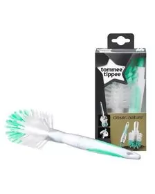 Perie pentru biberon si tetina Tommee Tippee Closer to Nature, Verde