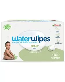 Servetele umede Water Wipes Soapberry, 12 pachete x 60 buc, 720 buc