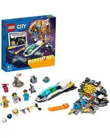 Set de construit - Lego City, Misiuni de Explorare Spatiala pe Marte  60354