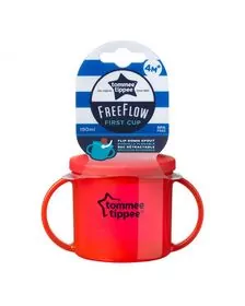 Basics Cana First Cup, Tommee Tippee, gradata, 190ml, Rosu