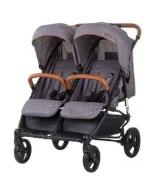 Carucior gemeni Chipolino Passo Doble platinum