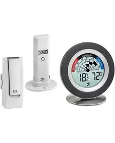 Sistem meteo SmartHome cu senzori wireless si comunicare cu smartphone WEATHERHUB, TFA 31.4008.02