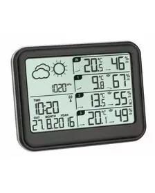 Statie meteo cu 3 transmitatoare wireless TFA 35.1142.01