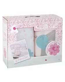 Set de pat 2 piese pentru bebelusi Comfi-Dreams Lovebirds 843022