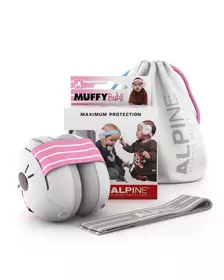 Casti antifonice pentru bebelusi ALPINE Muffy Baby Pink ALP24951