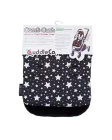 Saltea carucior Comfi-Cush Black and White Stars, 842094