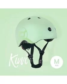 Casca de protectie pentru copii, sistem de reglare magnetic cu led, S-M, 51-55 cm, 3 ani+, Kiwi, Scoot  Ride