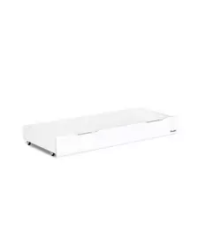 Sertar depozitare cu capac pentru patut copii Woodies 120    60 cm, alb