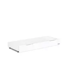 Sertar depozitare cu capac pentru patut copii Woodies 140    70 cm, alb