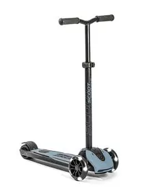 Trotineta copii pliabila, reglabila, roti luminoase, Highwaykick 5 Led Steel, 5 ani +, pana la 80 kg, Scoot  Ride