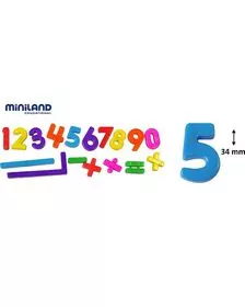 Numere magnetice Miniland 162 buc