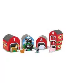 Sortator de forme Casuta cu animale Melissa and Doug