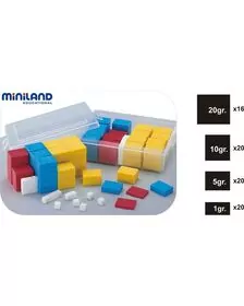 Set 76 greutati din plastic - Miniland