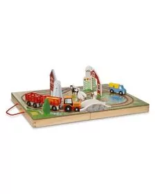 Set de joaca portabil Ferma - Melissa & Doug