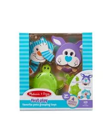 Set 3 jucarii pentru motricitate Animale de companie - Melissa & Doug