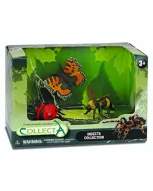 Set 3 figurne Insecte pictate manual SOB Collecta