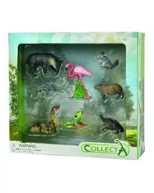 Set de 8 figurine pictate manual Wild Life