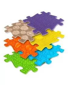 Covoras ortopedic senzorial puzzle Set pentru bebelusi Muffik