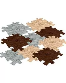 Covoras ortopedic senzorial puzzle Set Roots