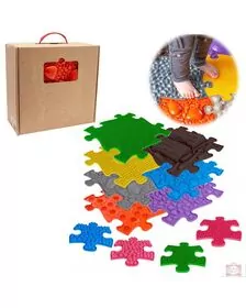 Covoras ortopedic senzorial puzzle Set Mediu 2A