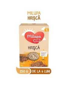 Cereale Milupa Milumil cu lapte si Hrisca, 250g, 6luni+