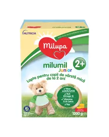 Lapte praf Milupa Milumil Junior 2+, 1200g, 2ani+