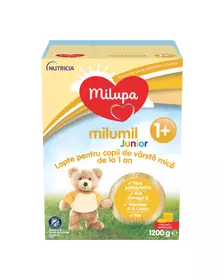 Lapte praf Milupa Milumil Junior 1+, 1200g, 12luni+