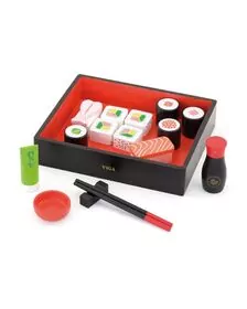 Set sushi din lemn, Viga