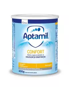 Lapte praf Nutricia, Aptamil Confort, 400g, 0luni+