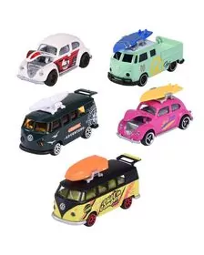 Set Majorette Volkswagen The Originals cu 5 masinute din metal