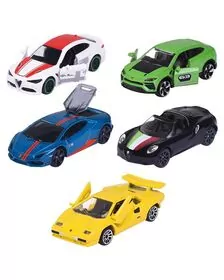 Set Majorette Dream Cars Italy cu 5 masinute din metal