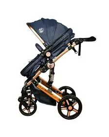 Carucior 2 in 1 reversibil X-2 Plus BUF BOOF Blue Jeans 0 36 luni