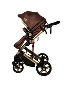 Carucior 2 in 1 reversibil X2 Chocolate Gold 0 36 luni BUF BOOF
