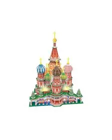 PUZZLE 3D LED CATEDRALA ST. BASIL 224 PIESE