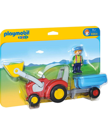 Tractor Cu Remorca - Playmobil 1.2.3