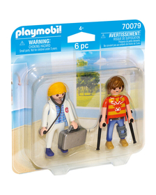 Set 2 figurine - Doctor si Pacient - Playmobil City Life
