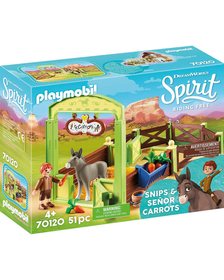 Grajd si copil cu morcovi - Playmobil Spirit